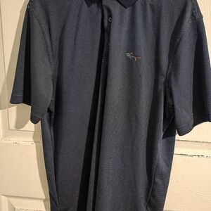 Mens Greg Norman Play Dry Short Sleeve  Polo Shirt Size L